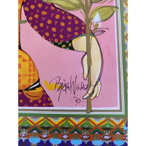 Bjørn Wiinblad The Four Corners of the World East, Lady of the East, Poster - Picture 4 of 7